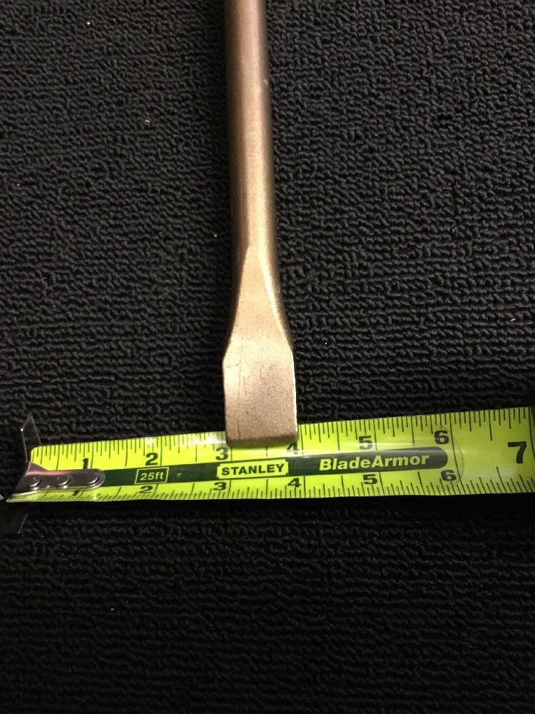 HILTI CHISEL FLAT SDS MAX 1" X 12" PREOWNED, FREE HAT, FAST SHIP