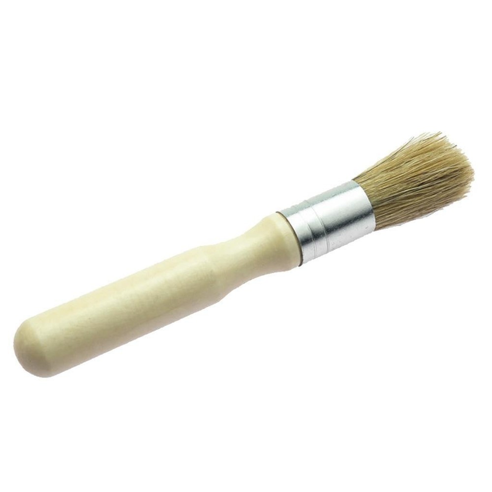 Practical Small Painting Brushes Round Wooden Handle