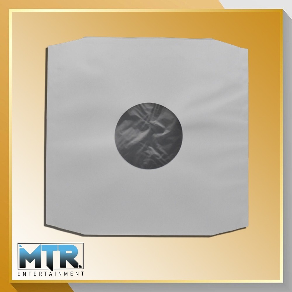 12" Vinyl White Poly-Lined Inner Record Sleeves (Qty 10)