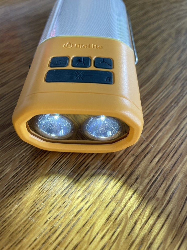 Biolite Rechargeable Light Flashlight Torch Camping Hiking Backpacking Off-grid