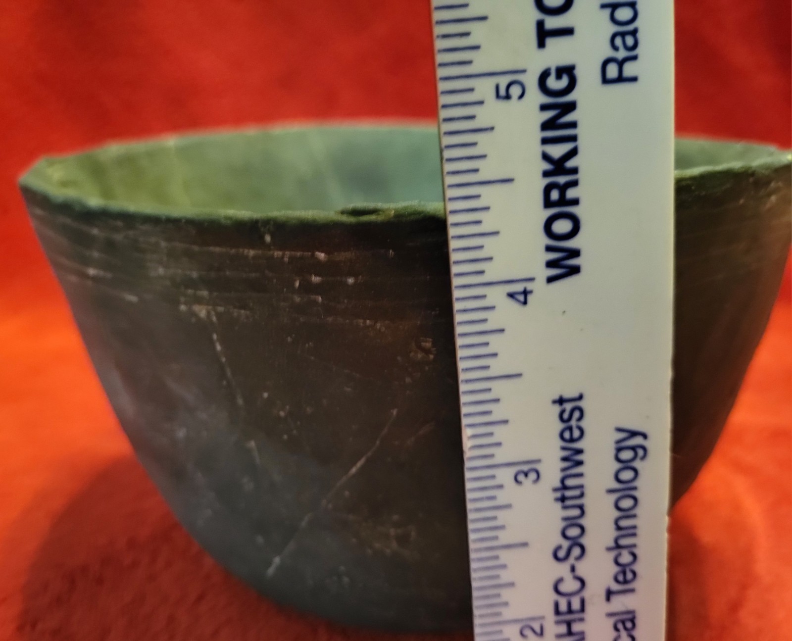 East Incised Caddo Bowl Authentic Ancient Native American Indian Pottery