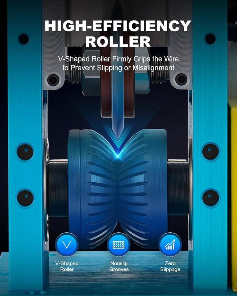 CREWORKS Electric Wire Stripper Machine, 0.06"-1" Automatic Wire Stripping