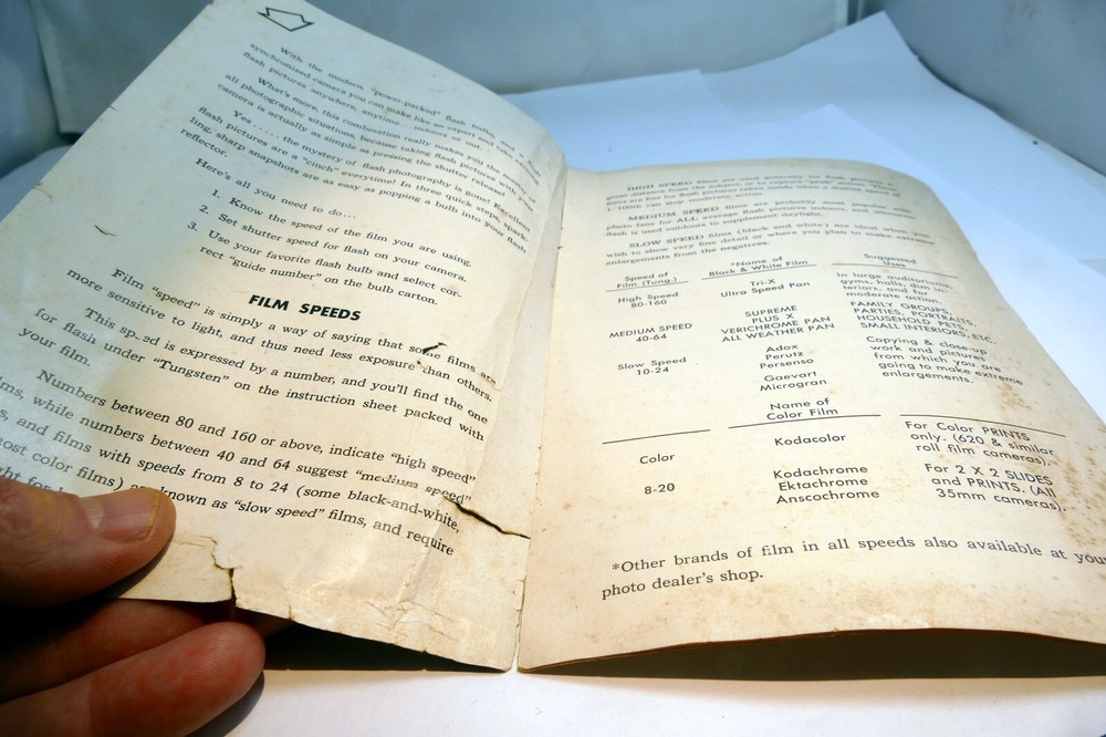 Argus C Cameras Flash Instruction Manual User Guide Book