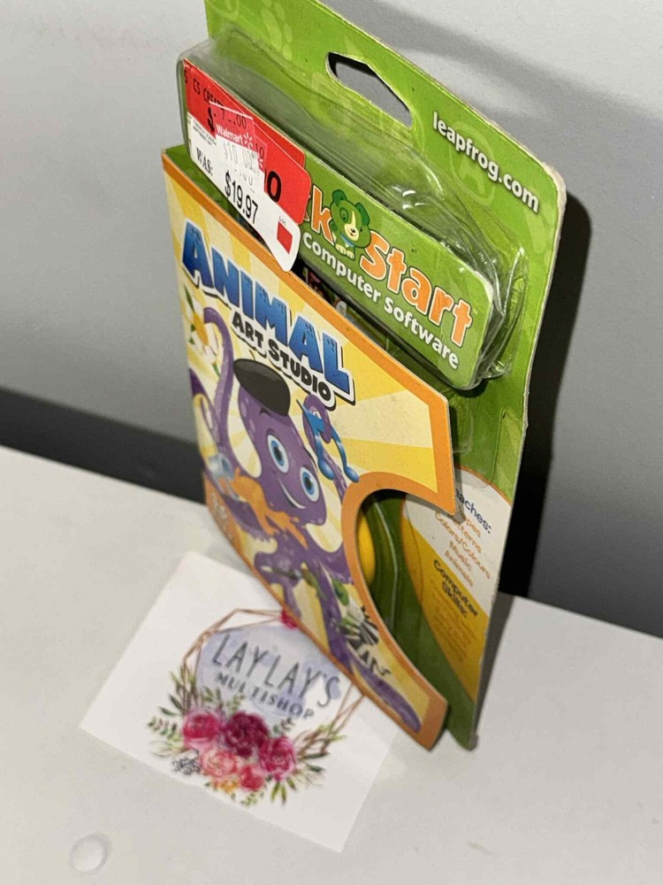 Leap Frog ClickStart Animal Art Studio My First Computer Software - NEW! *1*