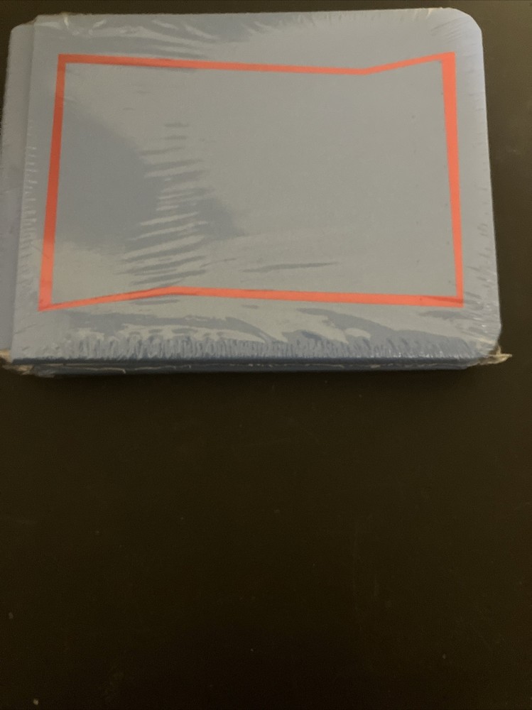 creative memories 5x7 blue with red accent