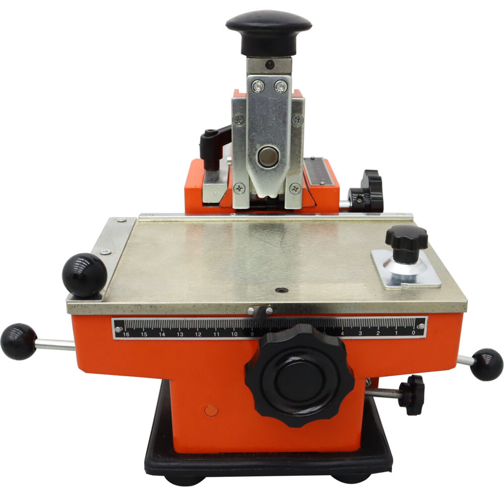 Semi-Automatic Sheet Embosser 4mm Metal Stamping Printer Marking Machine