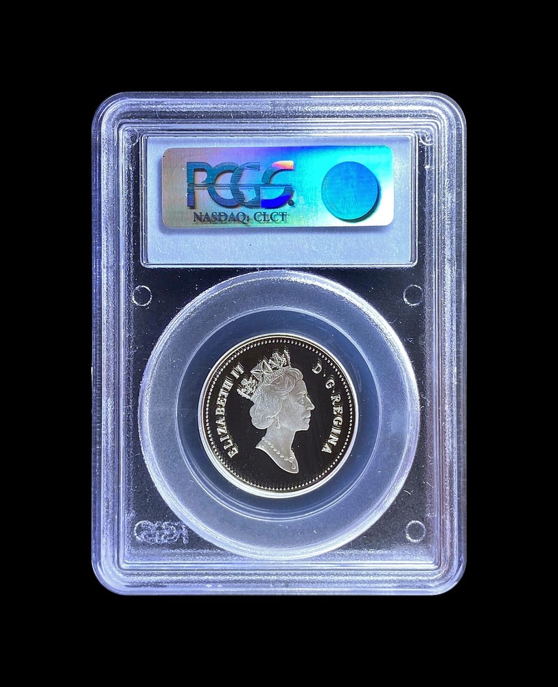 CANADA. 2000, 50 Cent, Silver - PCGS PR69 DCAM - Top Pop 🥇 Curling