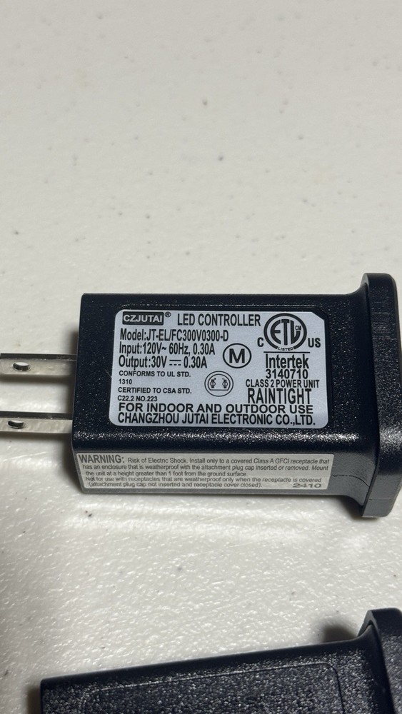 8 Mode Light LED Transformer 30V LED Controller Class 2 Power Supply US Plug Sx