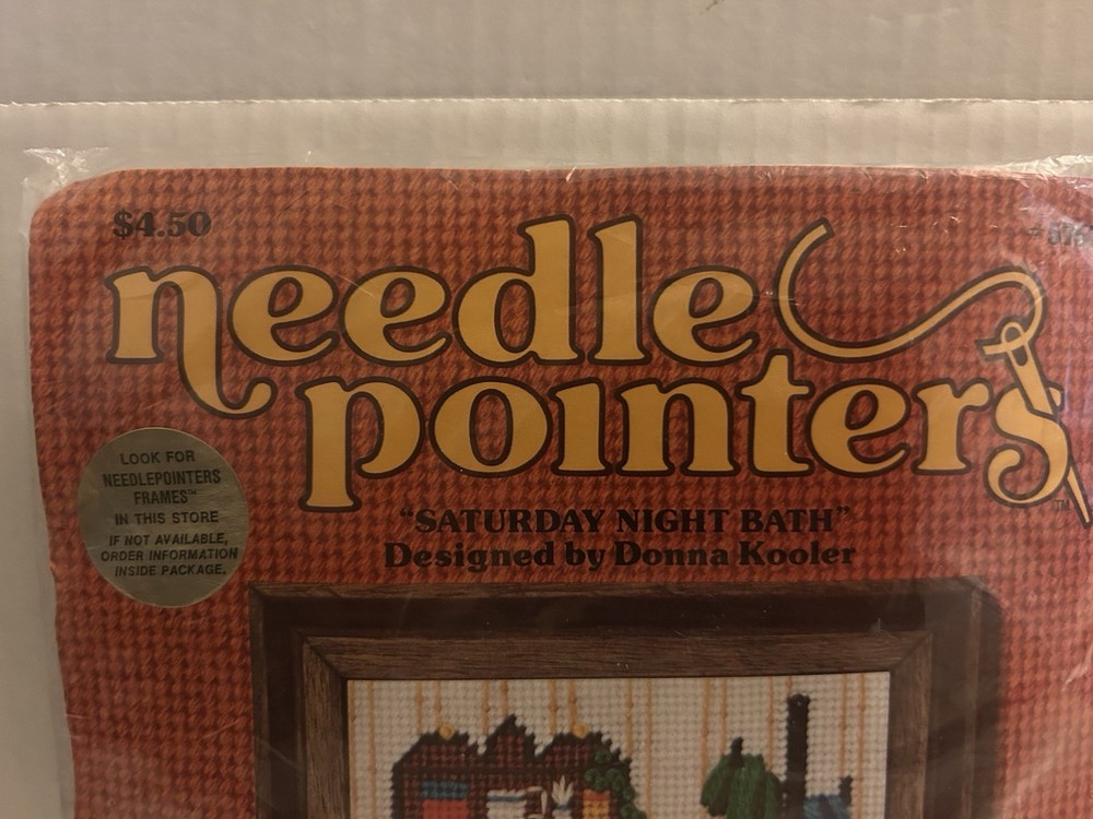 Saturday Night Bath Needle Pointers Sunset Designs Needlepoint Kit #5767