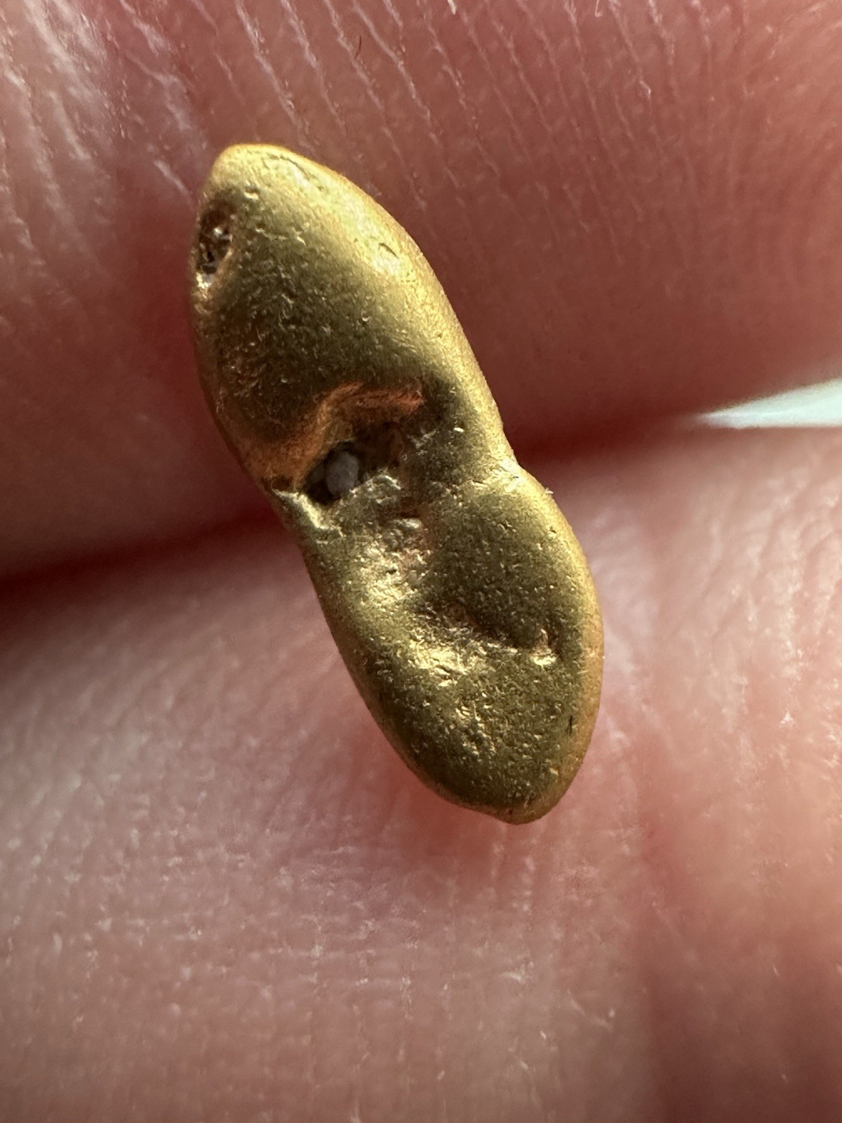 Gold nugget from Papua New Guinea, 0.702 grams