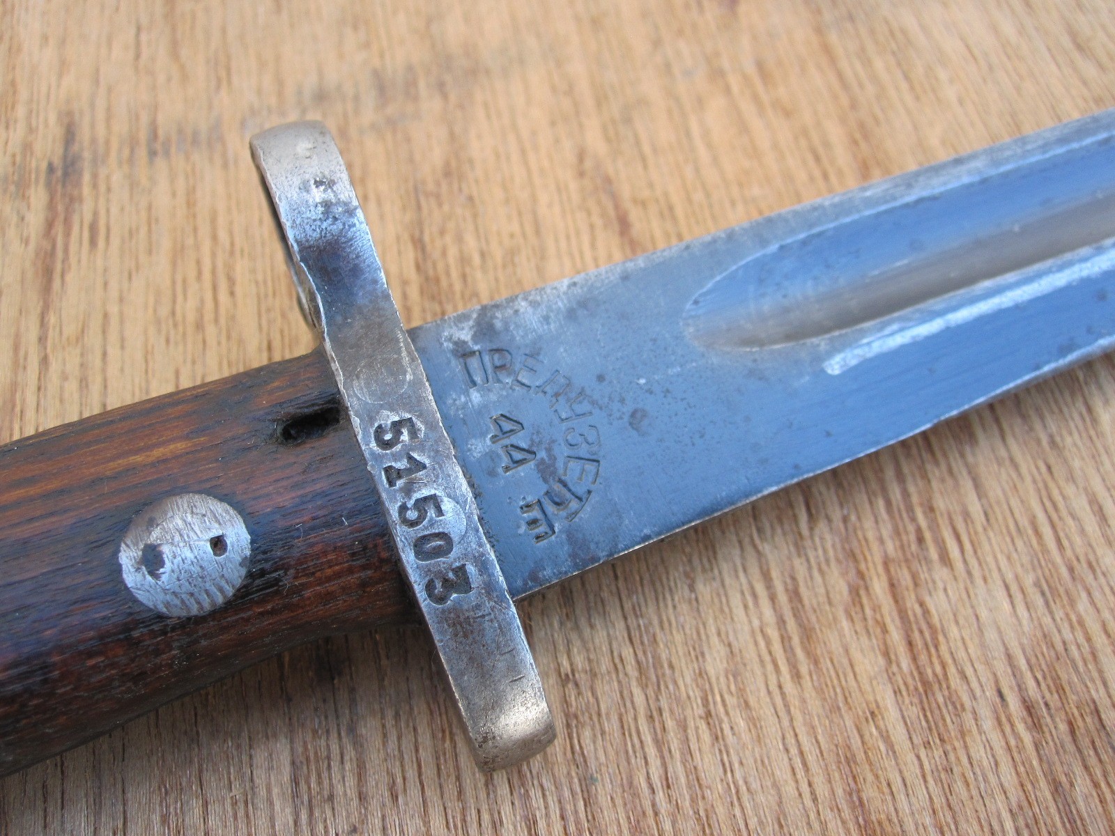 Yugoslavian K98 Mauser Bayonet PREDUZEĆE 44 Model 1948 M48 with Scabbard, Used