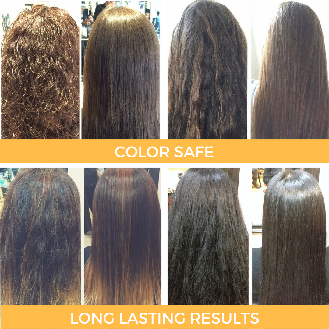 Brazilian Keratin Treatment Tratamiento de Keratina Hair Straightening KERAZON