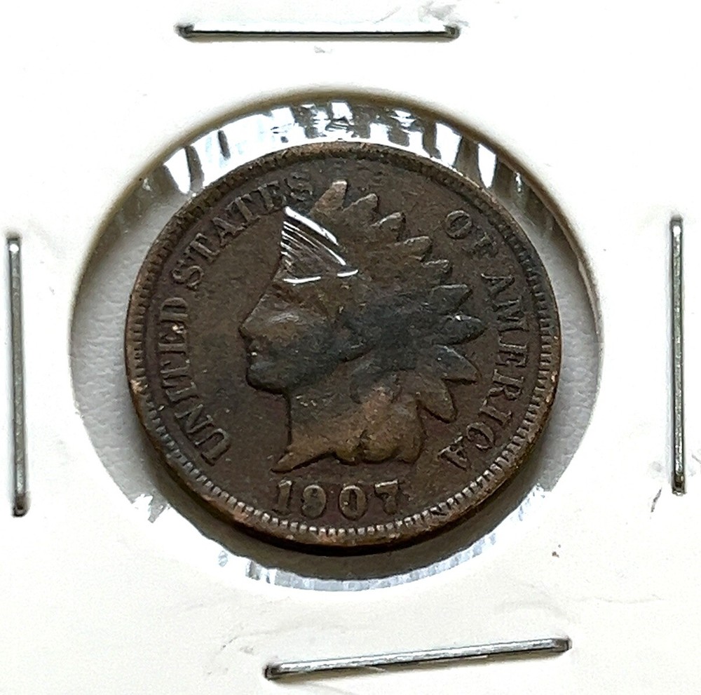 1907 Indian Head Penny Good Condition