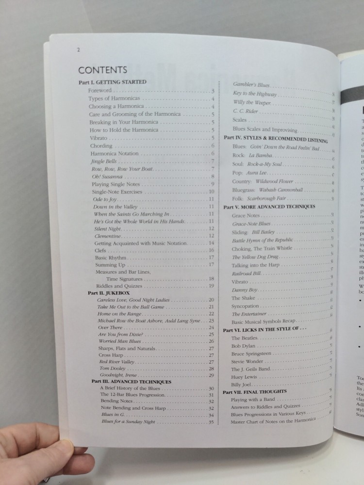 Basix Harmonica Method CD Sheet Music Song Book Self Teach Practice M36