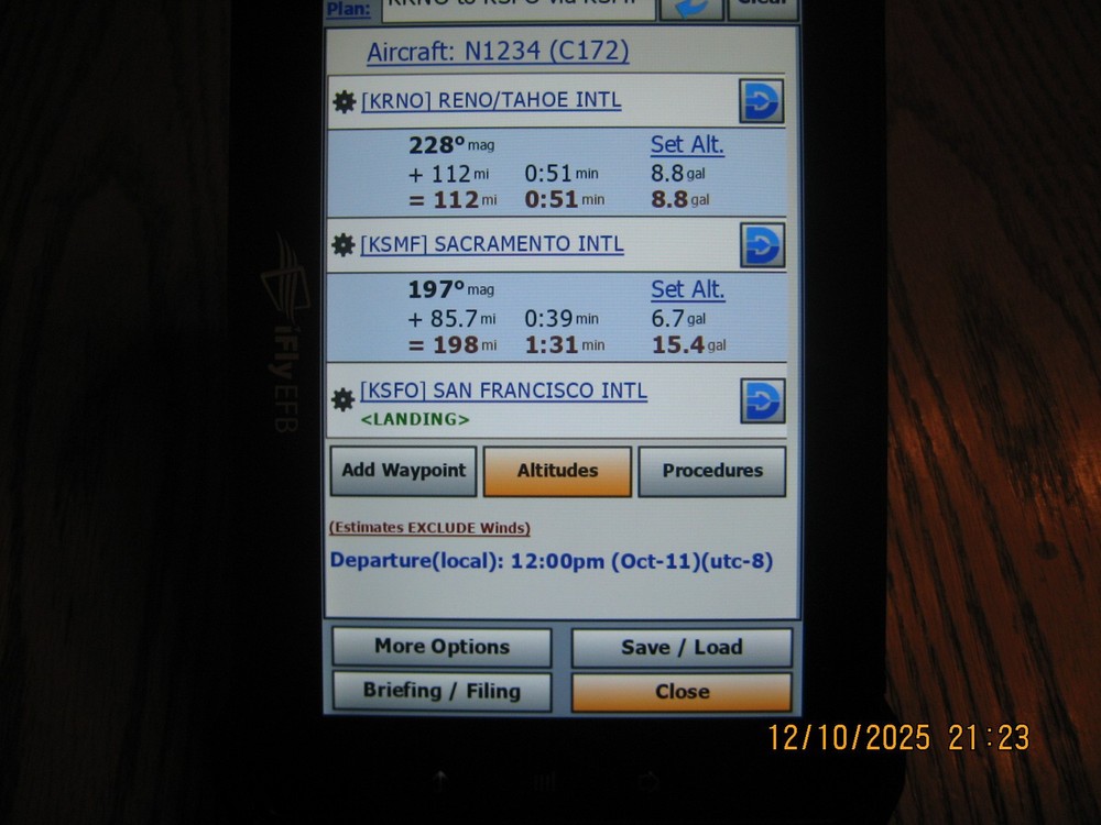 Adventure Pilot iFly EFB Aviation Tablet