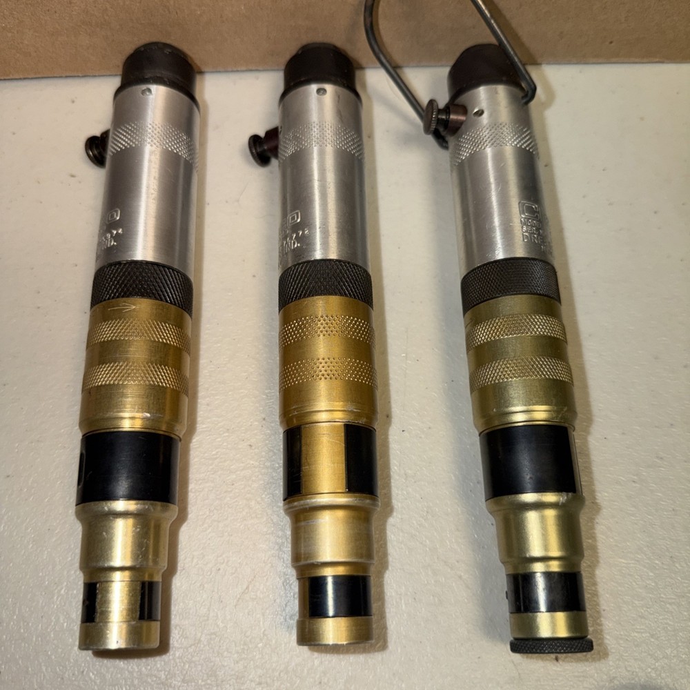 Cleco 4RSA10 Inline Pneumatic Adjustable Torque Nutrunner Screwdriver 1/4" Drive