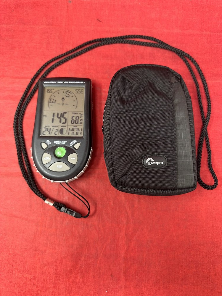 Digital Compass Portable Multifunction Clock Thermometer Calendar Moon Light