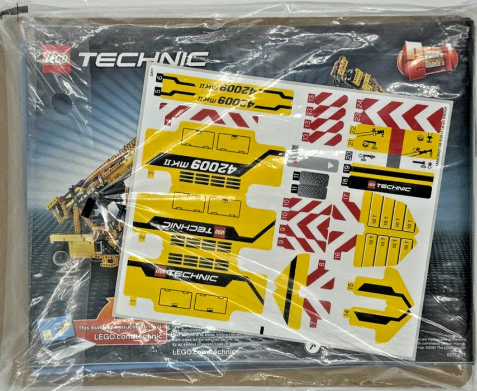 INSTRUCTIONS + STICKER ONLY- LEGO TECHNIC: Mobile Crane MK II (42009)