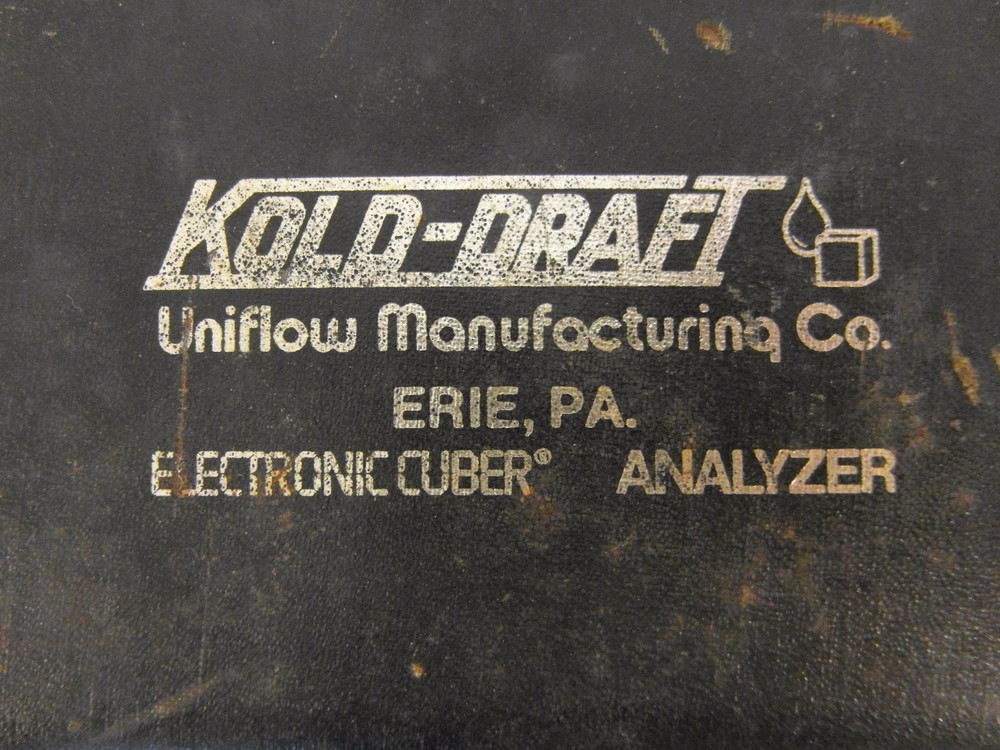 Kold Draft Ice Machine Electronic Cuber Analyzer W/ Original Case 32658