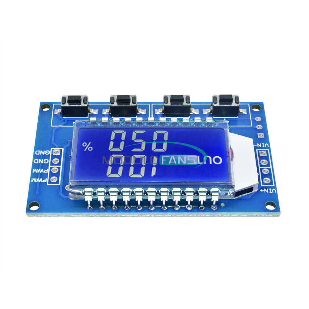 Signal Generator PWM Pulse Frequency Duty Cycle Adjustable Module LCD Display-.