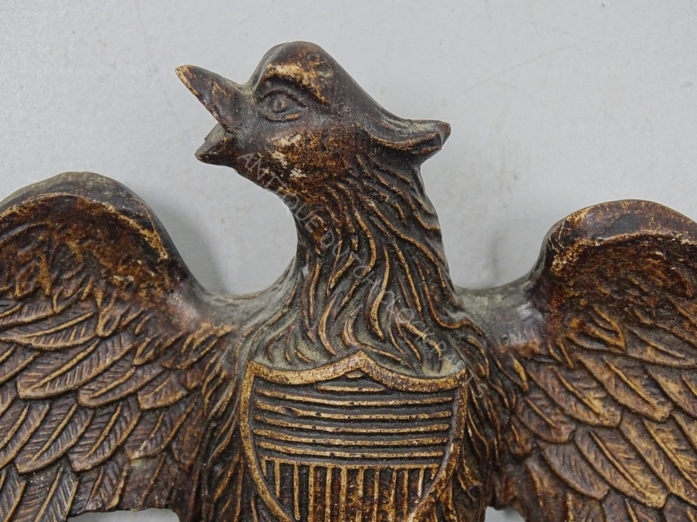 EAGLE TOP ORNAMENT FOR A GERMAN REGULATOR WALL CLOCK