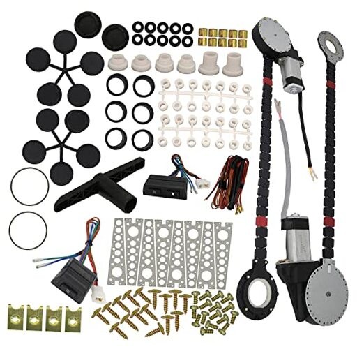 Universal Electric Power Window Kit, Electric Window Conversion Kit Include 2