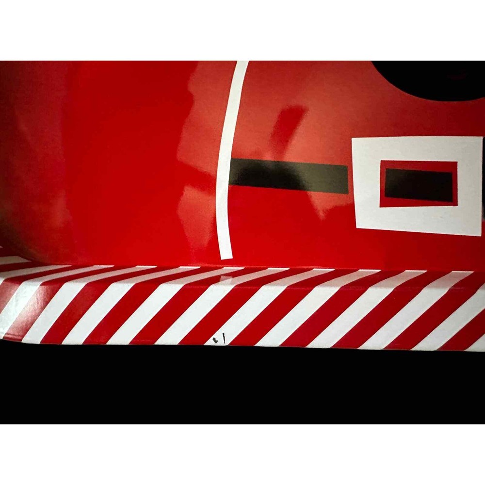 Retro metal Santa tray