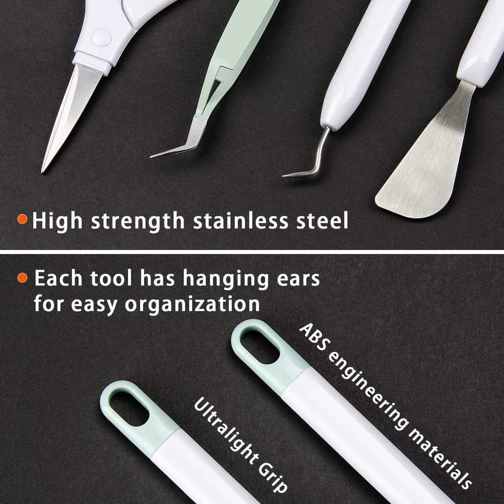Vinyl Weeding Tool Set: Vinyl Weeding Craft Basic Kit 5 Pieces Including Tweezer