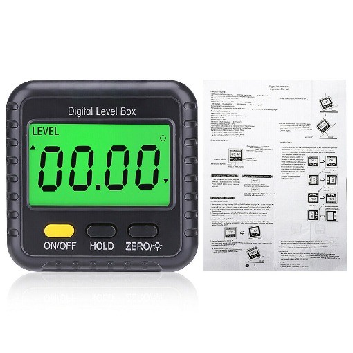 Magnetic Digital Level Box LCD Angle Finder Protractor Inclinometer Bevel Gauge