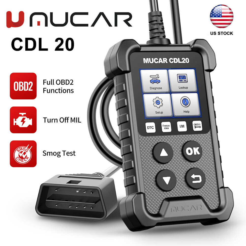 2024 MUCAR CDL20 Car OBD2 OBDII Fault Code Reader Engine Diagnostic Scanner Tool
