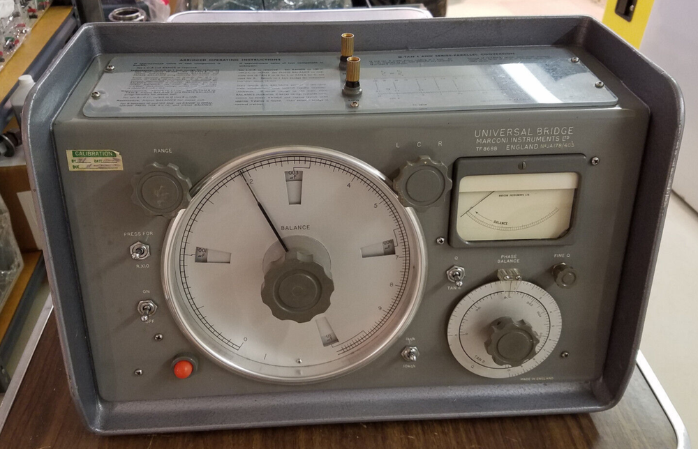 Marconi Instruments TF 868B Universal Bridge, LCR Meter