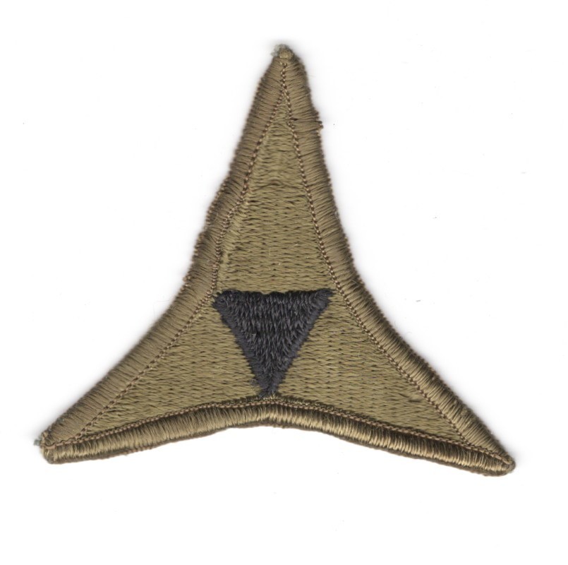 Army Patch: III Corps - subdued, merrowed edge