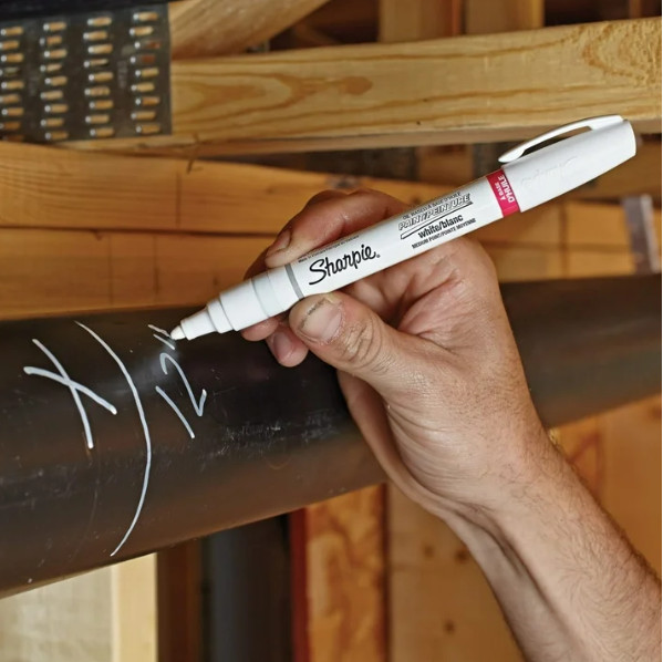 Sharpie Oil-Based Medium Point White Paint Marker, 1 Each