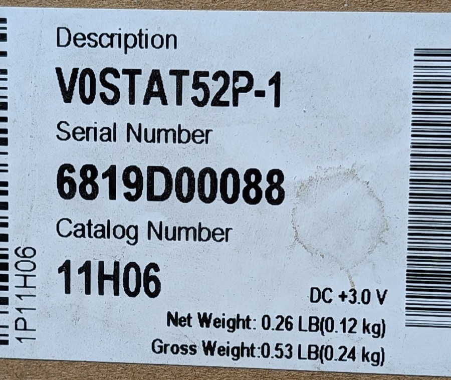 Lennox VRF VOSTAT52P-1 Wireless Indoor Unit Controller