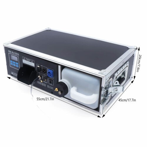 1500W Stage Mist Haze Machine 3L w/ Flight Case Package DJ Stage Effect Hazer