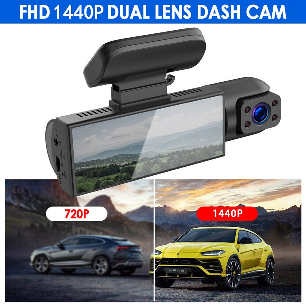 Dash Cam Car DVR Front Inside Camera Driving Recorder 170° Wide Angle G-sensor