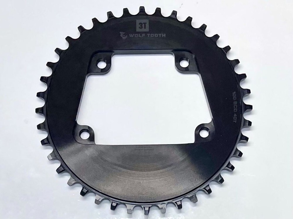 Wolftooth 3T Turno 1X Chainring Black 40T