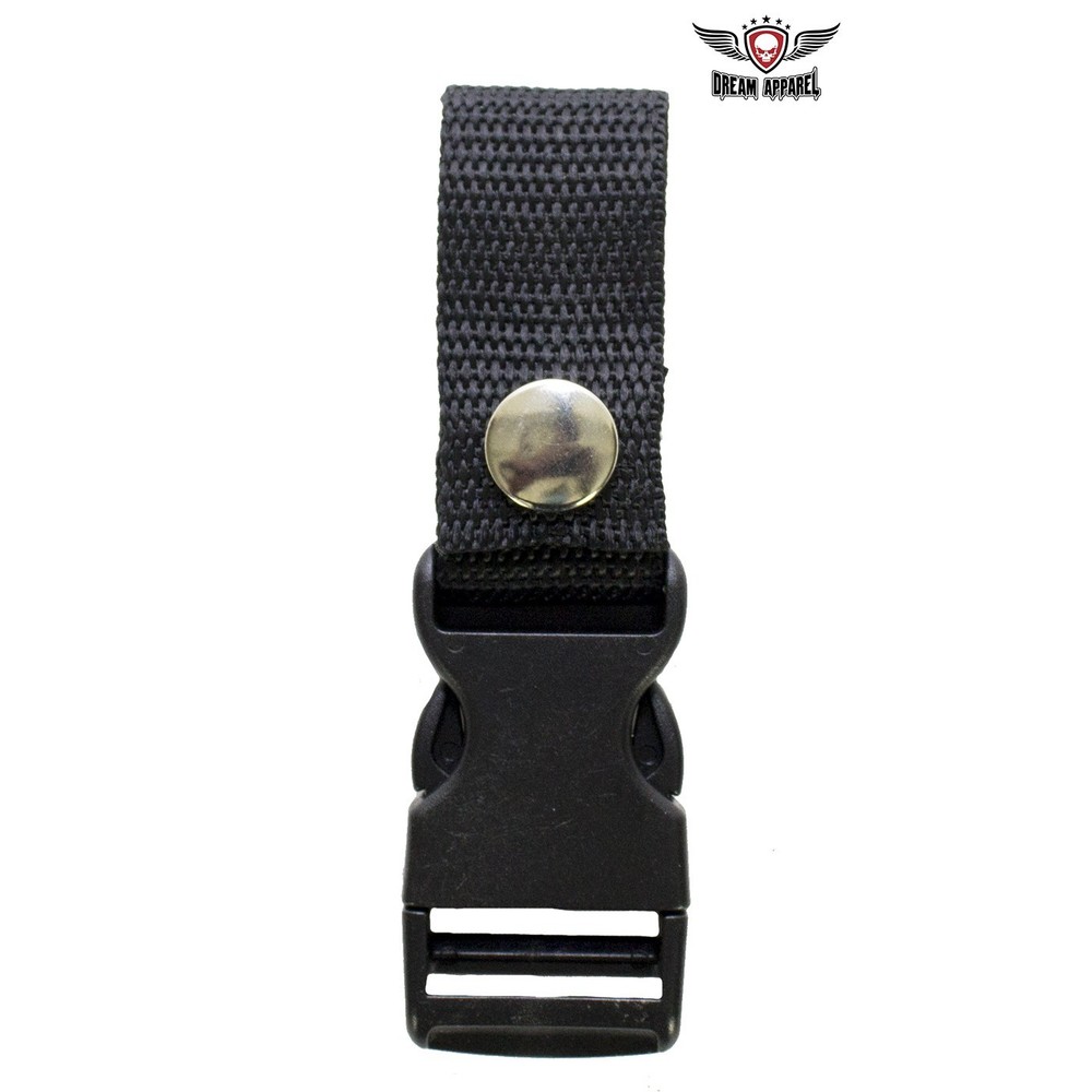 1" Motorcycle Helmet Quick Release Clip with Snap