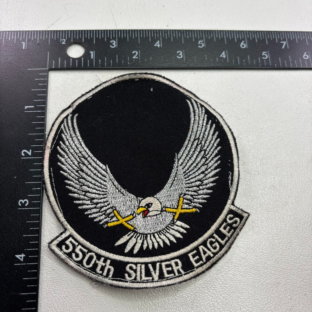 USAF 550TH SILVER EAGLES US Air Force Patch 40WN
