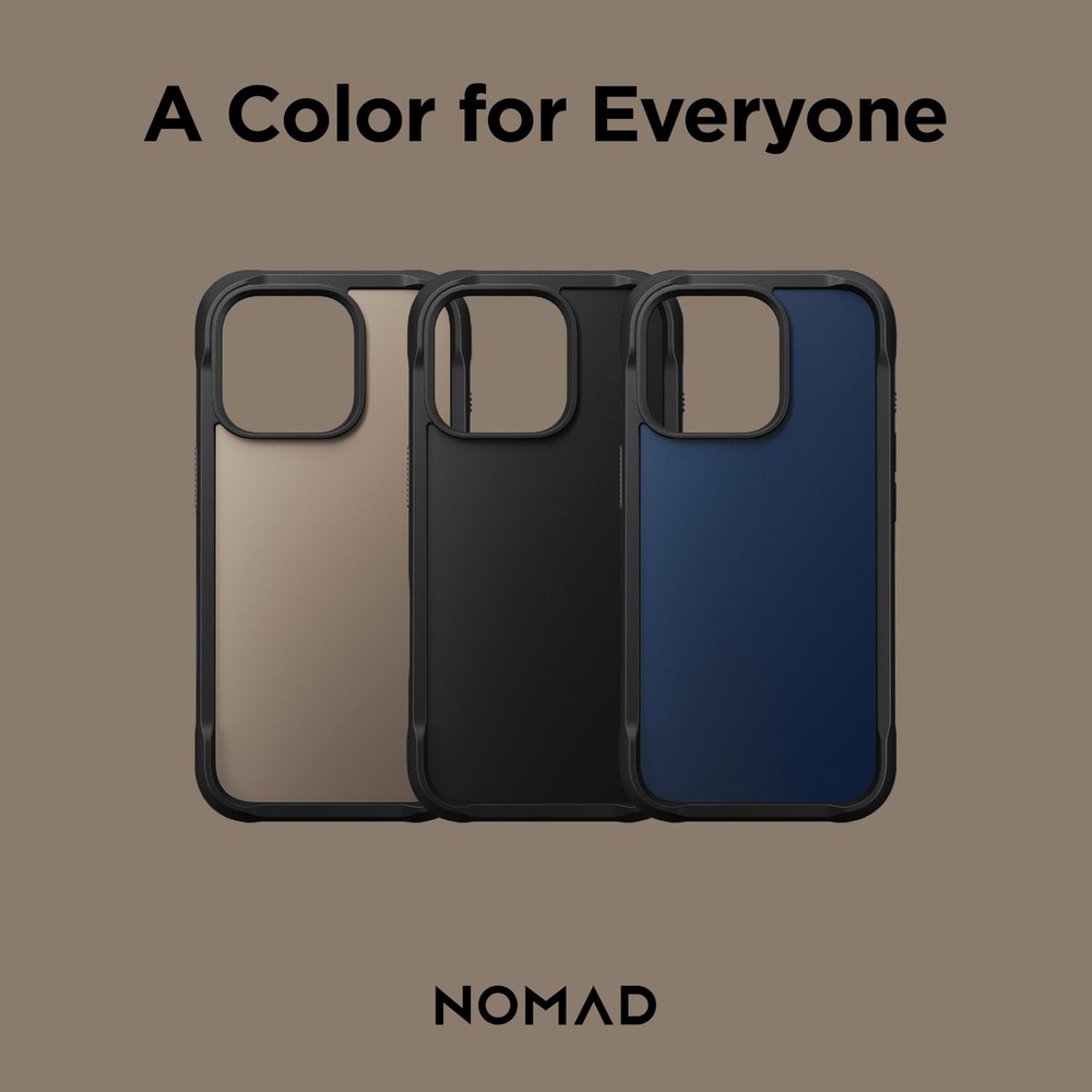 NOMAD iPhone 16 Pro Max Rugged Case - Desert - MagSafe Compatible