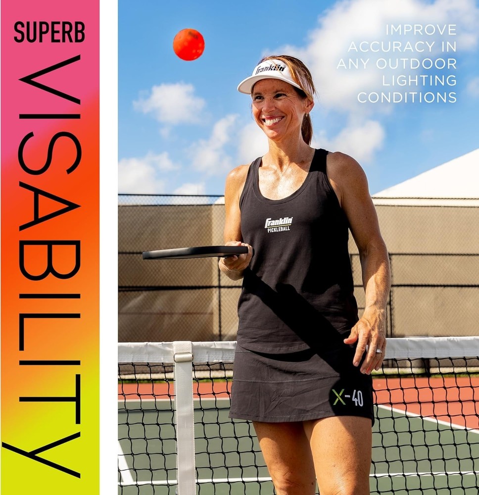 Official US Open Approved X-40 Pickleballs - 3 Pack - Durable and Precise