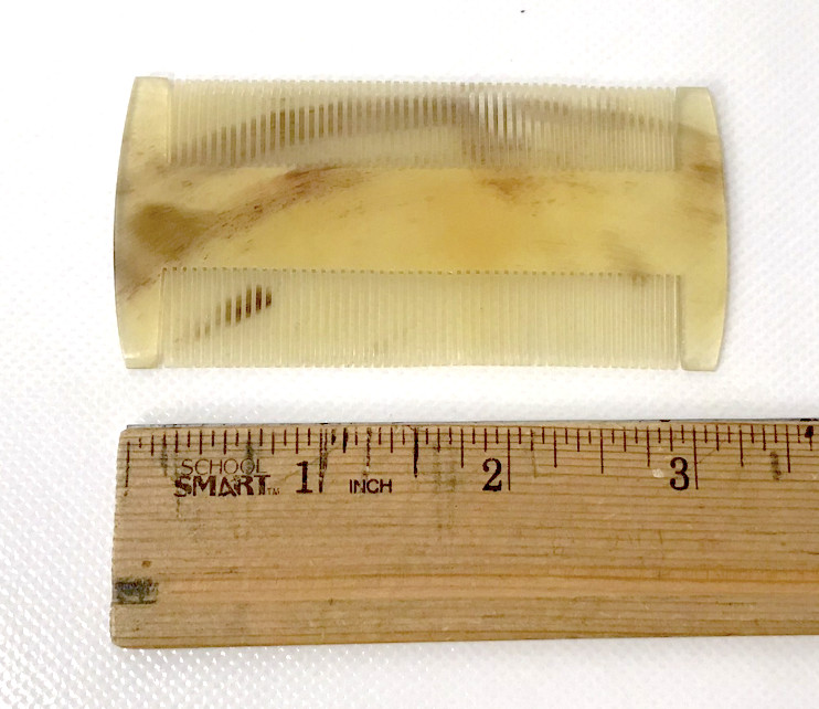 Horn Lice Comb - 18th & 19th Century Style