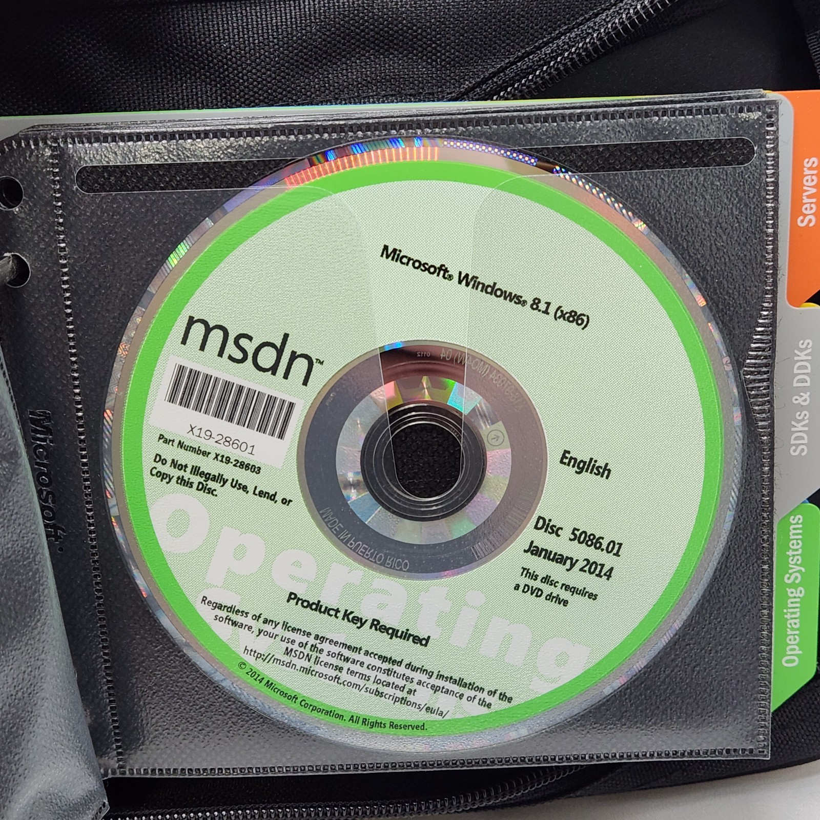 Microsoft Developer Network MSDN Discs Library 2014 to 2014 Lot Of 12 Discs Case