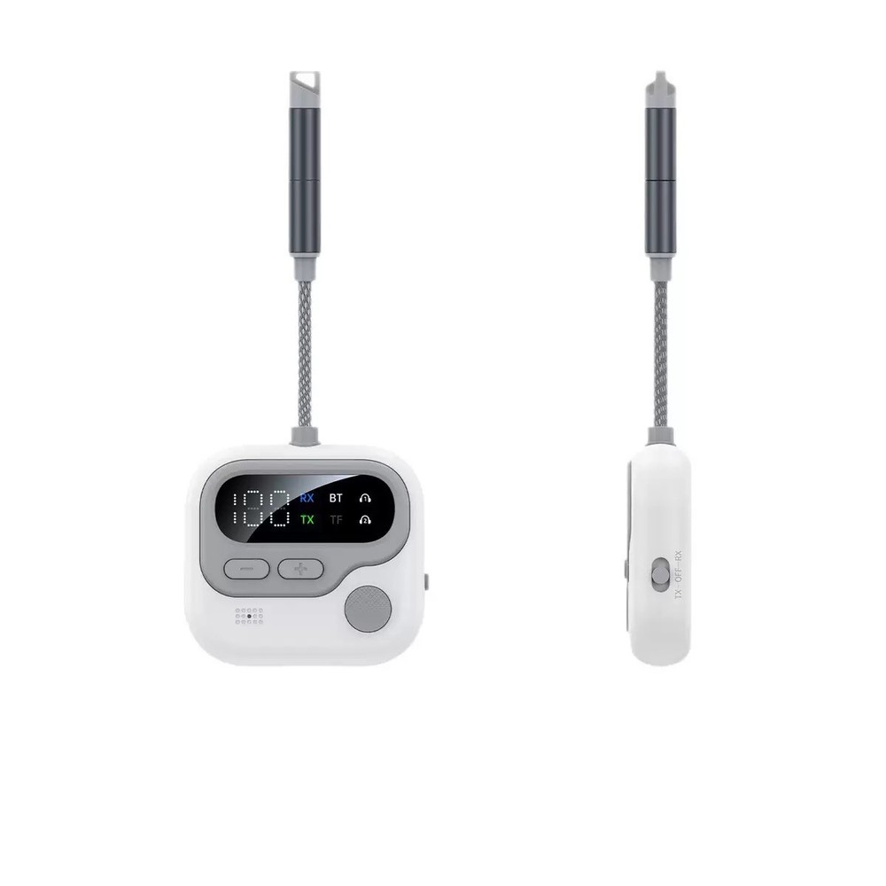 Portable Bluetooth 5.4 Receiver Transmitter Lightweight Audio Gear For Car/Home