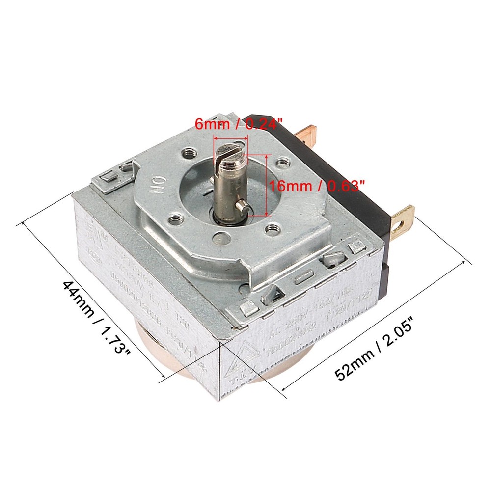 Time Controller Timer Switch 15 Minutes 15M Round Shaft Replacement Timer