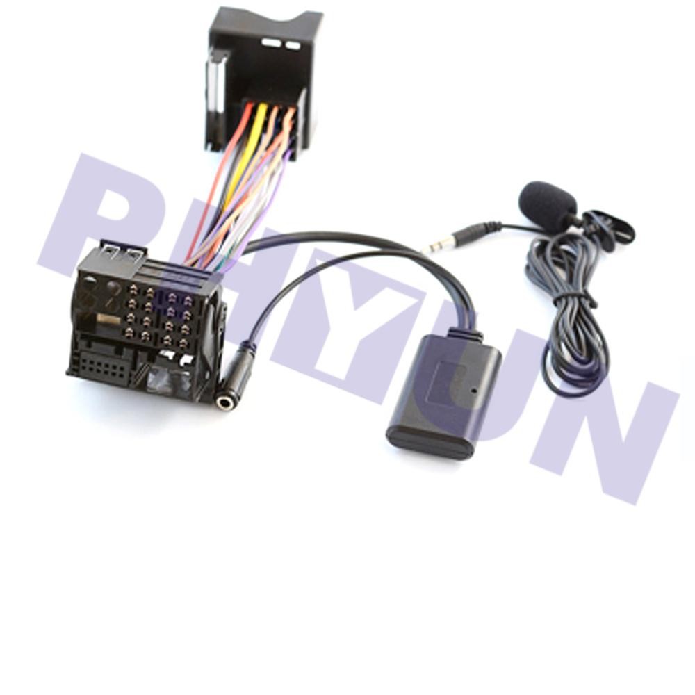 Aux Bluetooth Adapter+Microphone Cable For BMW X5 X3 Z4 E83 E85 E86 E39 E53 USA