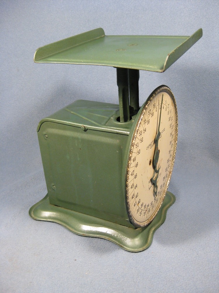 Antique Pelouze General Store 60 Lb Scale Needs Work