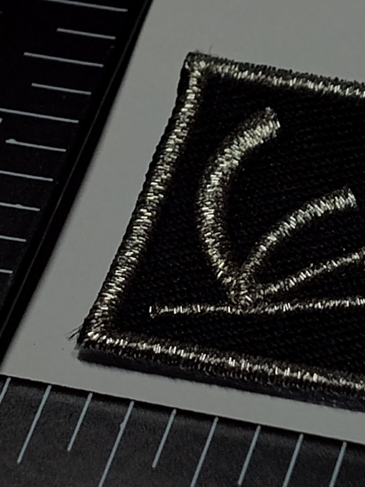 Vespa Black Chrome Patch Scooterists Mod Hook Loop Tac Patch High Quality Patch