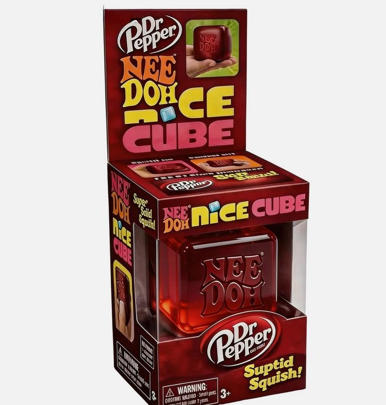Needoh Limited Edition Dr Pepper Nice Cube Suptid Squish