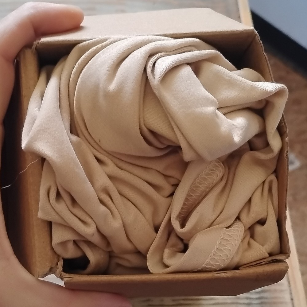 Box Spring Cover Light Camel Queen